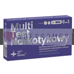MULTI TEST NARKOTYKOWY 6w1- domowy test do jednoczesnego wykrywania 6 narkotyków  w moczu